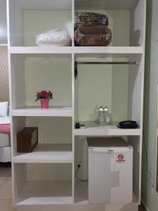 Kuchyň nebo kuchyňský kout v ubytování Pousada Iguassu Charm Suites
