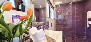 Kúpeľňa v ubytovaní VIP Apartamenty Widokowe