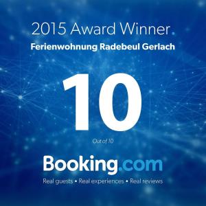 Ein Zeichen, das Buchverkauf mit den Worten „reale Kosten in der Unterkunft Ferienwohnung Radebeul Gerlach in Radebeul