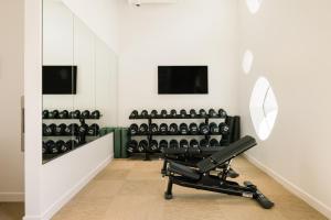 Fitness centrum a/nebo fitness zařízení v ubytování Populus