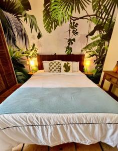 Postel nebo postele na pokoji v ubytování Hotel Casa Paradiso Guarujá
