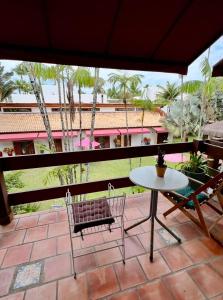 Balkón nebo terasa v ubytování Hotel Casa Paradiso Guarujá