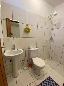Ένα μπάνιο στο Flat Pedra Furada