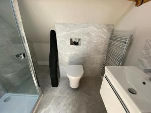 Et badeværelse på Garden Cottage