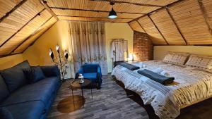 Postel nebo postele na pokoji v ubytování Vikendica Ristic