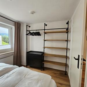 Postel nebo postele na pokoji v ubytování Alpensternchen