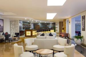 A seating area at Marina Resort Port Ghalib, a member of Radisson Individuals