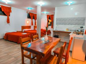 Posezení v ubytování Suites en el Centro