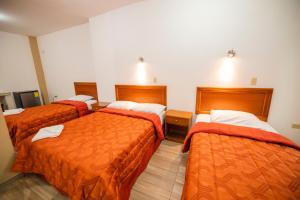 Postel nebo postele na pokoji v ubytování Suites en el Centro
