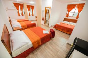 Postel nebo postele na pokoji v ubytování Suites en el Centro