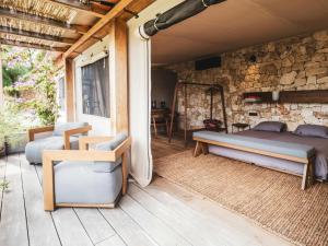 Ένα ή περισσότερα κρεβάτια σε δωμάτιο στο Villa near Ibiza Town with Heated Pool & Jacuzzi +32 φωτογραφίες