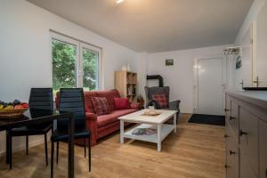 Kuchyň nebo kuchyňský kout v ubytování Ferienhaus-Sternchen-3-am-Schwarzer-See + 10 fotografií