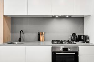 Kuchyň nebo kuchyňský kout v ubytování The Photographers' Gallery