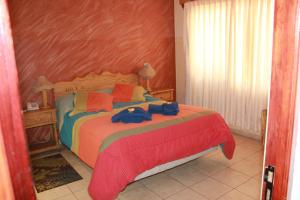 Ένα ή περισσότερα κρεβάτια σε δωμάτιο στο Mitru Express Tupiza