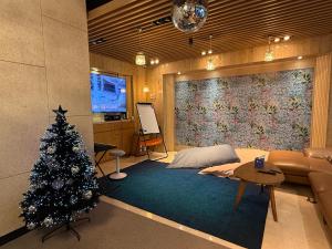 TV a/nebo společenská místnost v ubytování Acube Hotel Dongdaemun