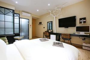 TV a/nebo společenská místnost v ubytování W Hotel