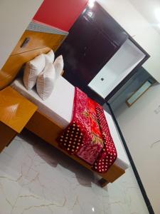 Postel nebo postele na pokoji v ubytování Hotel Al badar