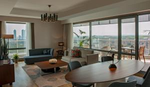 A seating area at Somerset Maslak Istanbul