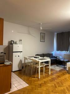 Kuchyň nebo kuchyňský kout v ubytování Apartment Adrian