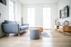 TV a/nebo společenská místnost v ubytování Strandhaus Zingst Apartment 06