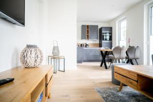 Posezení v ubytování Strandhaus Zingst Apartment 06
