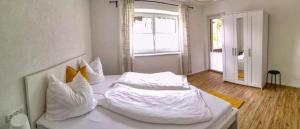 Letto o letti in una camera di Haus Gerda