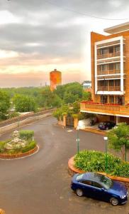 Bygningen som lejligheden ligger i