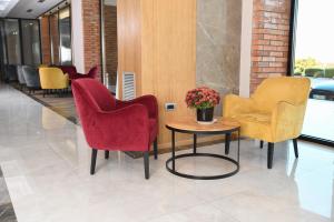 Posezení v ubytování Hotel Albulena