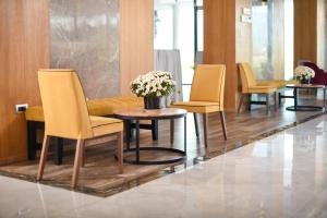 Posezení v ubytování Hotel Albulena