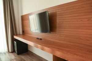 TV a/nebo společenská místnost v ubytování Hotel Albulena