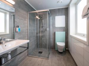 Koupelna v ubytování Comfort Hotel Finnsnes