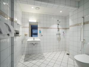 Koupelna v ubytování Comfort Hotel Finnsnes