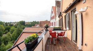 Balkón nebo terasa v ubytování Friedrich von Schiller Hotel