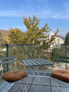 Balcony o terrace sa Nest Natur Hostel