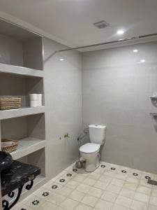 a bathroom with a toilet in a room at Appartement Fatima in Azrou +11 photos