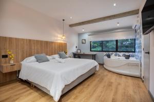 Casa Origo Hospedajeにあるベッド