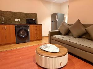 Kuchyň nebo kuchyňský kout v ubytování Park Avenue Hotel & Apartments Trichy