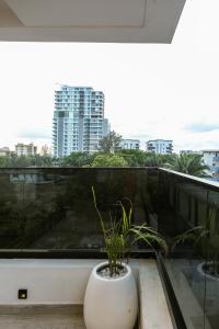 Balkón nebo terasa v ubytování George Residence Cooper Road, Ikoyi