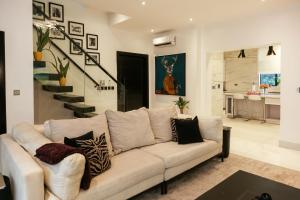 Posezení v ubytování George Residence Cooper Road, Ikoyi