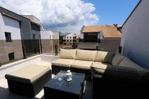 Et opholdsområde på Apartment Daci