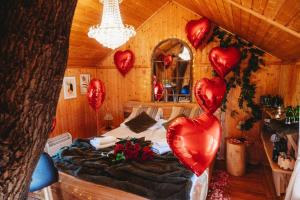 Posteľ alebo postele v izbe v ubytovaní Skansen Bicz Resort