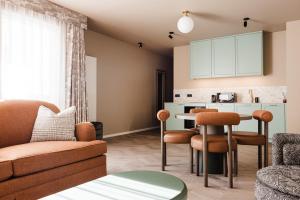 Kuchyň nebo kuchyňský kout v ubytování Reykjavik Residence Apartment Hotel
