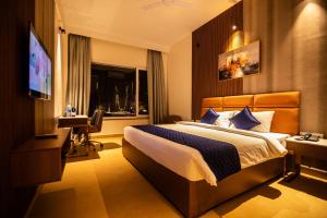 Voodi või voodid majutusasutuse Ananthyam Resort by Anukulas toas