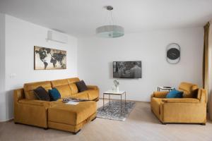 Posezení v ubytování Villa Malibu One