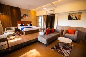 Voodi või voodid majutusasutuse Ananthyam Resort by Anukulas toas