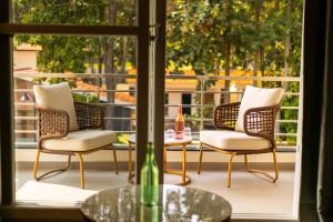 Rõdu või terrass majutusasutuses Ananthyam Resort by Anukulas