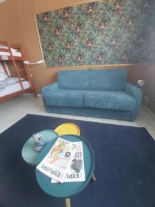Posezení v ubytování Ti'Kratèr Chambres d'hôtes