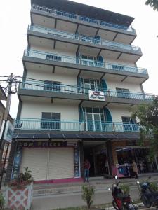 Das Gebäude in dem sich das Hotel befindet