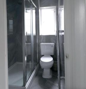 ShenfieldBeautiful En-Suite in Hutton, Brentwood的带卫生间和淋浴的浴室 更多4张照片