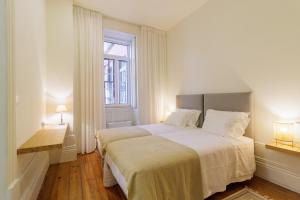 Cama o camas de una habitación en Quinta da Janeca